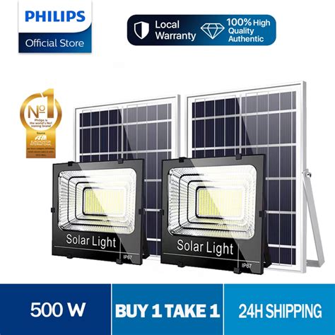 1000W PHILIPS Solar light Buy 1 Take 1 LED Outdoor Sensor .